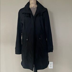 Cole Haan Black Trench Coat